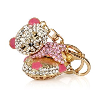 Crystal Bear Bag Charm