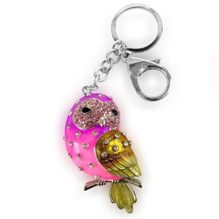 Crystal Parrot Keychain