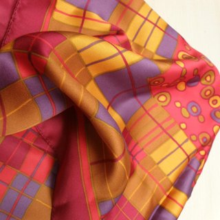 Patterned Silk Scarf