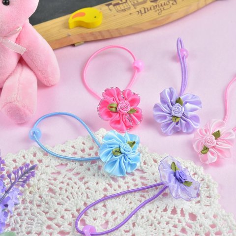 Flower Hair Tie Set