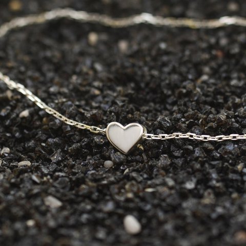 Tiny Heart Chain Necklace